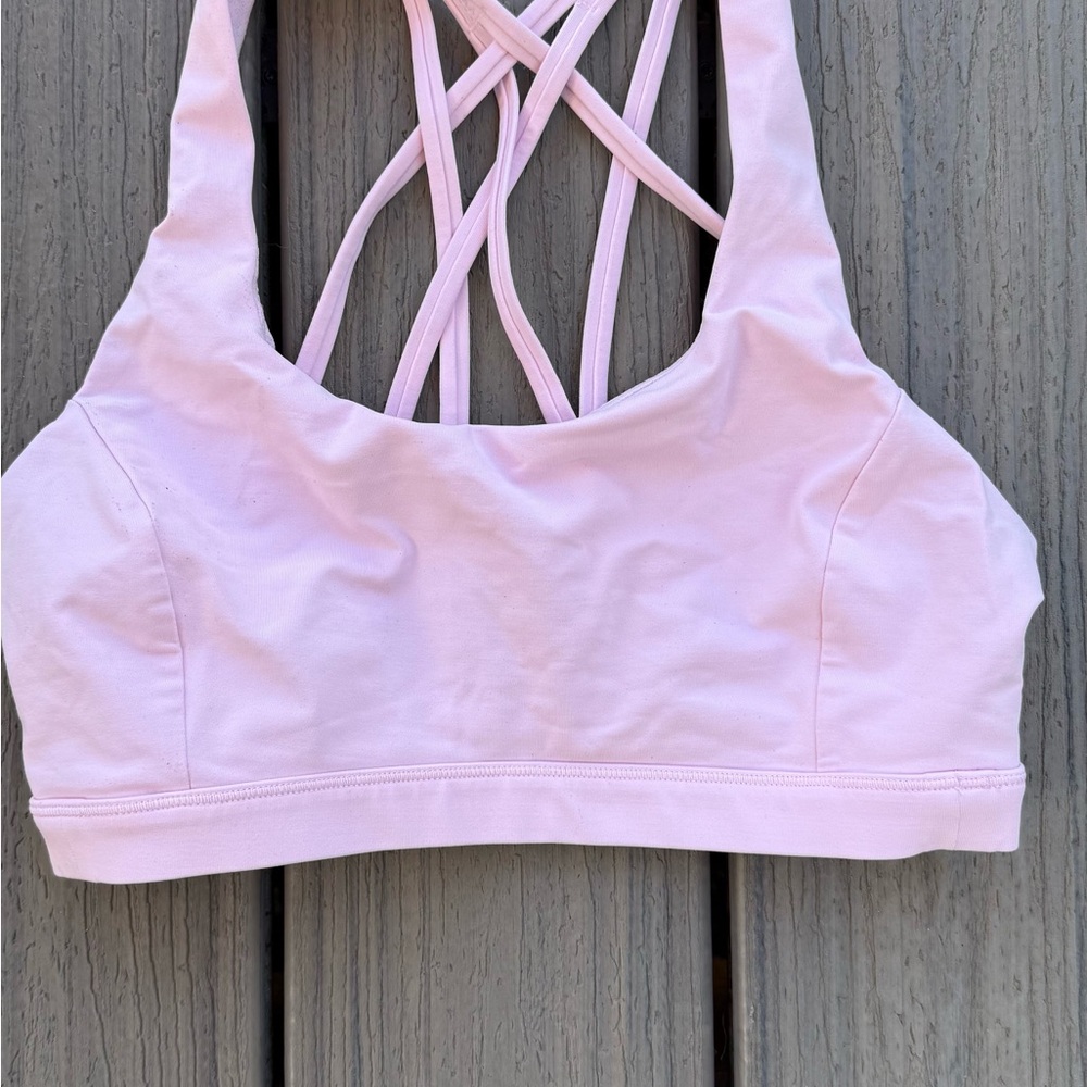 Lululemon Athletica Light Pink Sports Bra